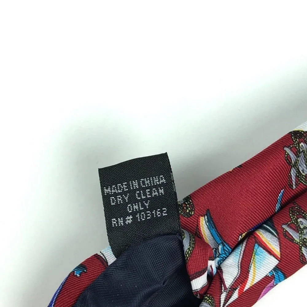 Utopia Men's Tie Handmade Red Sailboat Boat Ocean Nautical Novelty Necktie 56